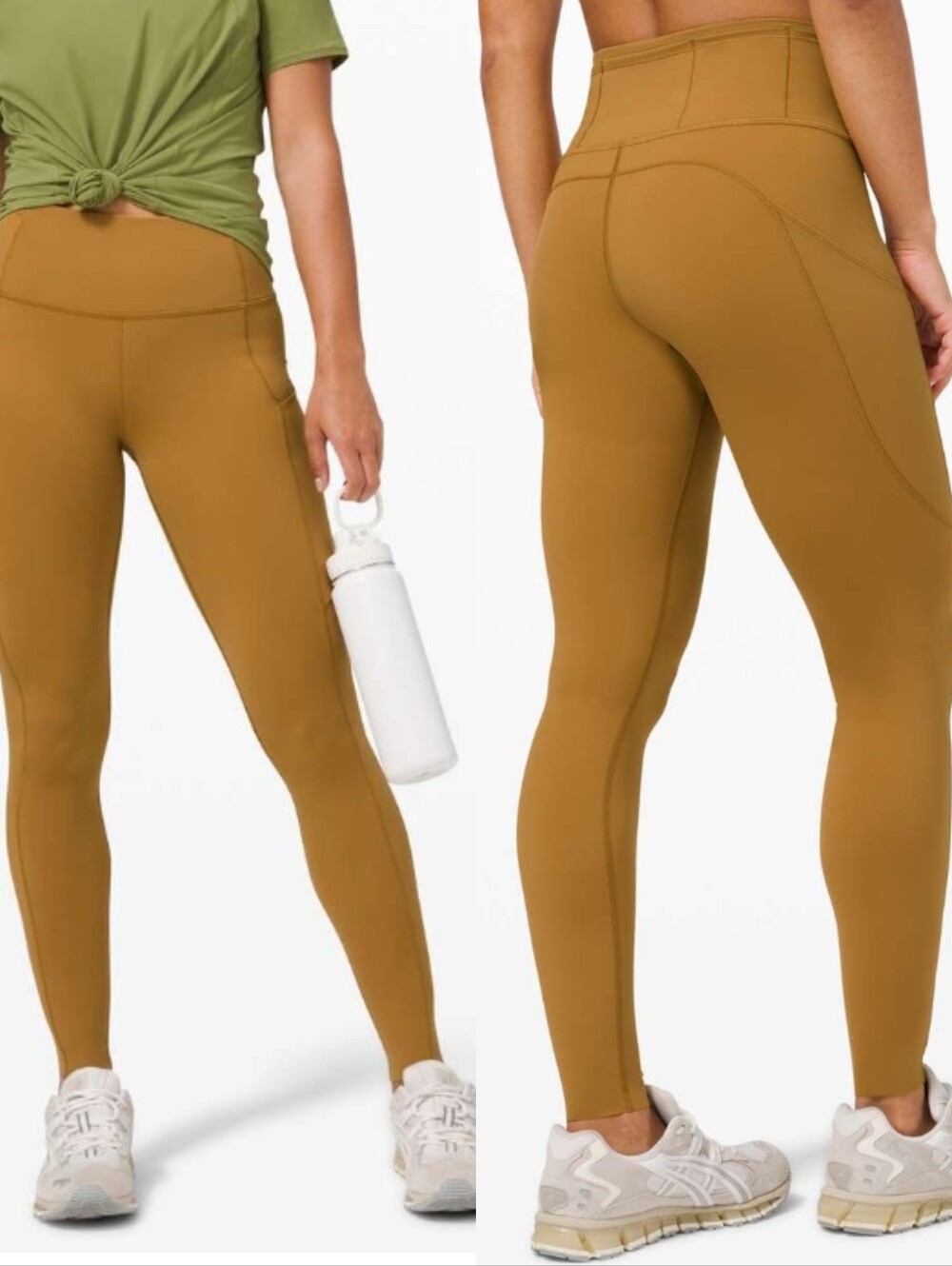{6} Lululemon Fast And Free High Rise Tight Spiced Bronze